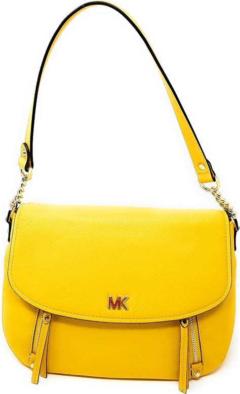 michael kors sunflower shoulder bag|Michael Kors Evie Medium Shoulder Flap Leather (Sunflower).